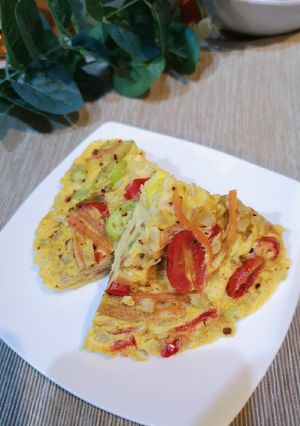 รูปของ ไข่เจียวไร้น้ำมัน (Microwave​ Recipe​: คลีน)