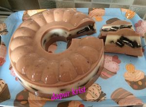 Foto resep Puding Oreo Milo