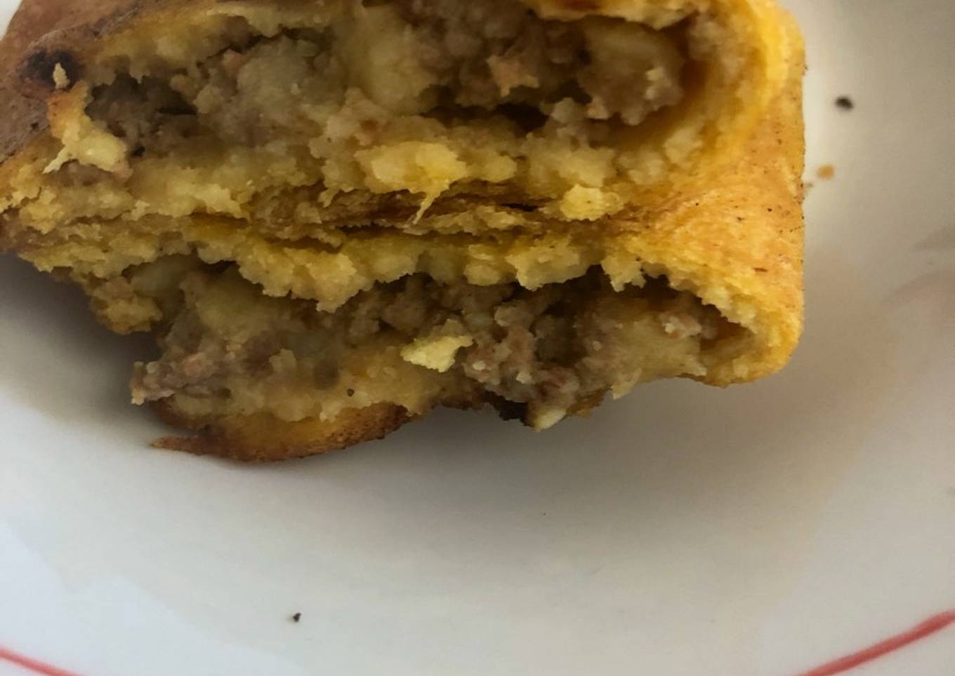 Empanadas de papa con carne molida
