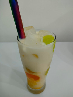 Foto resep Orange fresh milky Yakult jelly