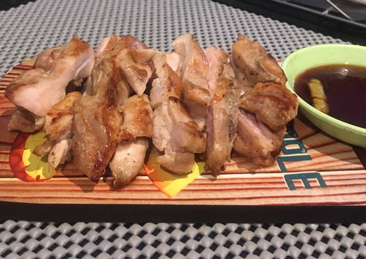 6 Resep: Chicken steak soy sauce wasabi Anti Ribet!