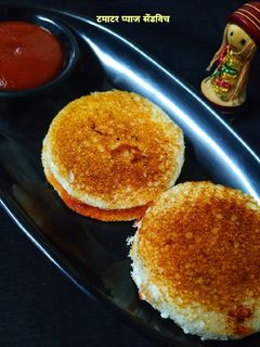 टमाटर प्याज़ सैंडविच (tamatar pyaz sandwich recipe in Hindi) रेसिपी मुख्य फोटो