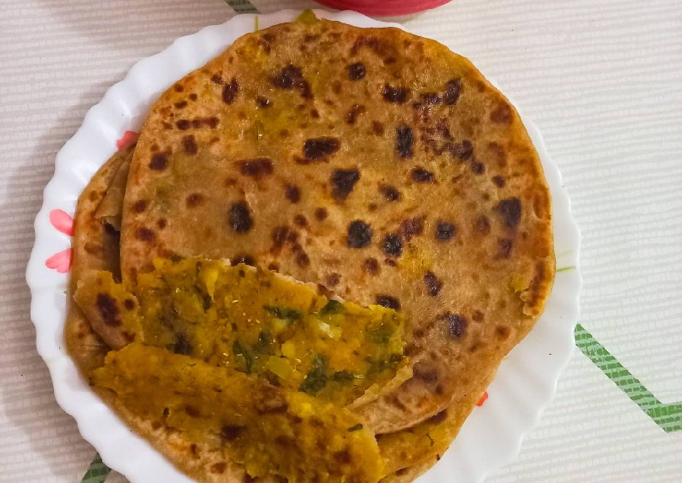 Sweet potato paratha
