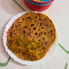 A picture of Sweet potato paratha.