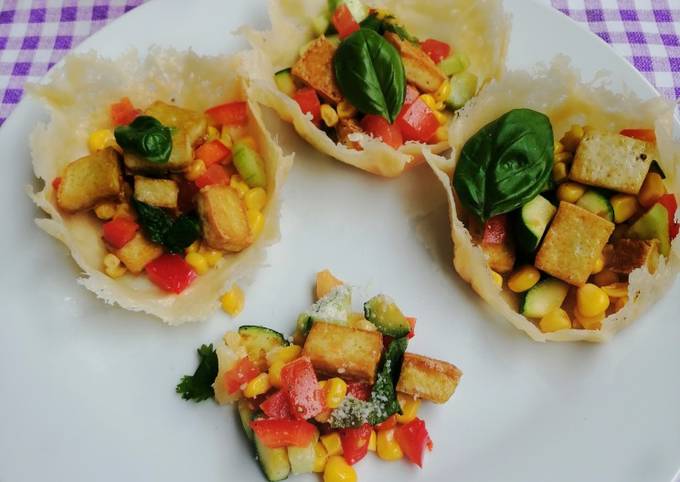 Salad Parmesan bowl Recipe