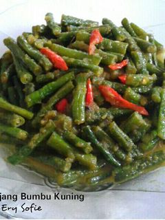Foto resep Kacang Panjang Bumbu Kuning