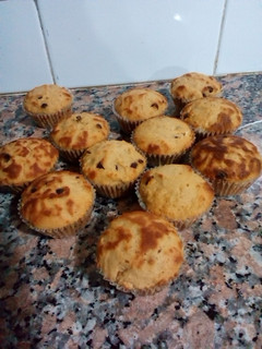 Una foto de Cupcakes de banana y dulce de leche