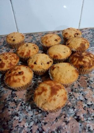 Una foto de Cupcakes de banana y dulce de leche