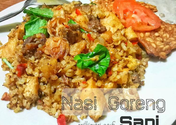 Resep Nasi Goreng Sapi oleh Prilli Putri - Cookpad