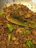 Pavo Molido al Tinto con Champiñones
