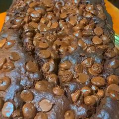 A picture of Double chocolate banana bread.