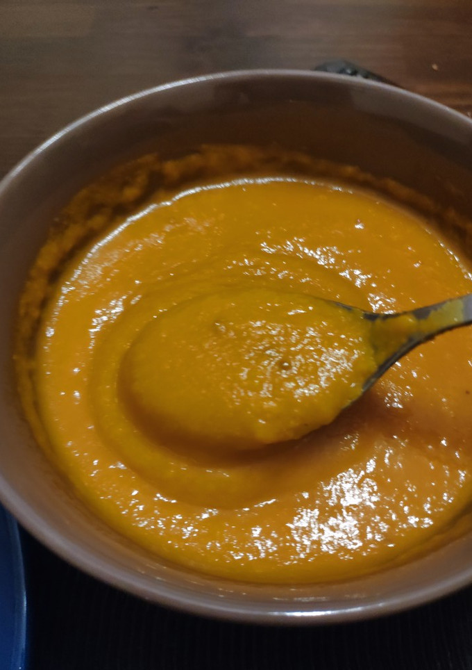 Una foto de Crema de calabaza