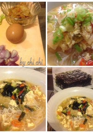Foto resep bihun godok kimchi