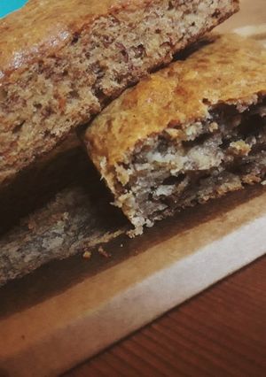 Una foto de Budín de banana y nuez 😍