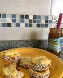 Alfajores de almidón de maíz y stevia