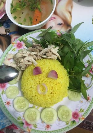 Hình của món Cơm gà phú yên(mình quê Bình Định).