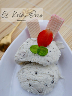 Foto resep Ice cream oreo simple