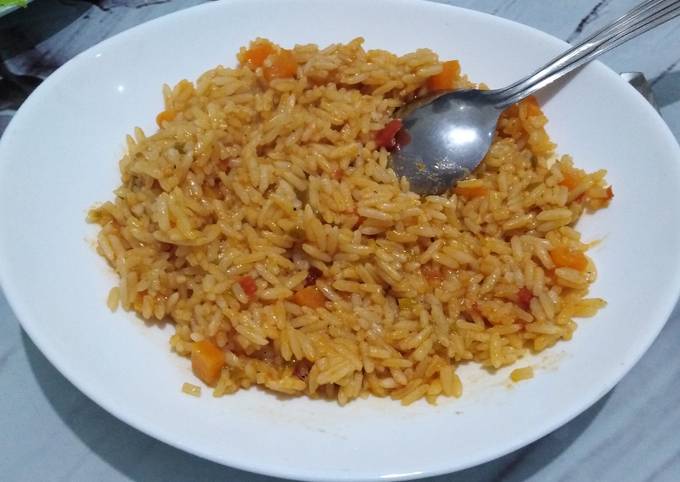 أرز بالخضار بالصور من مطبخ أم رزين cuisine om razin كوكباد