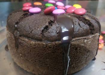Easy Serving Recipe Chocolate Gems cake Delicious and Healthy