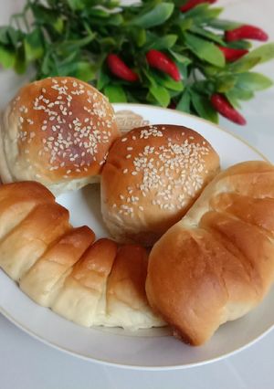 Foto resep Roti Manis Metode Water Roux