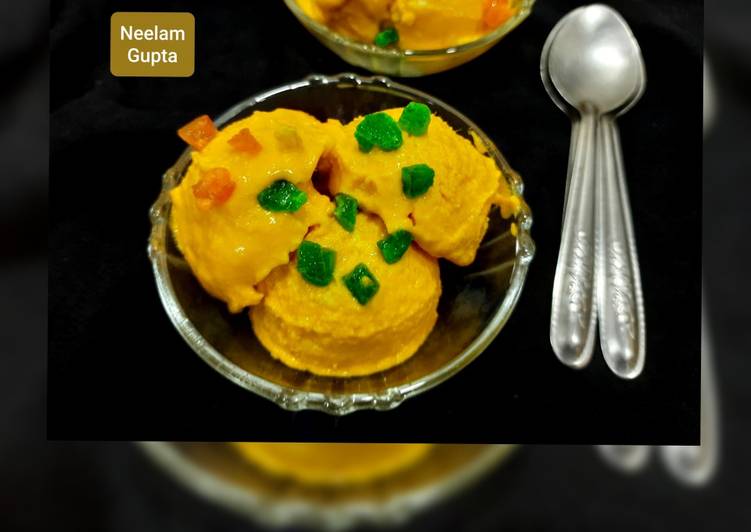 Recipe of Any-night-of-the-week MANGO ICE CREAM Just 3 INGREDIENTS