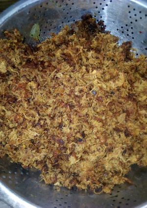 A picture of Dambun nama/Chicken floss.