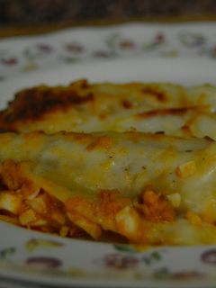 Una foto de Canelones de atún