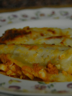 Una foto de Canelones de atún