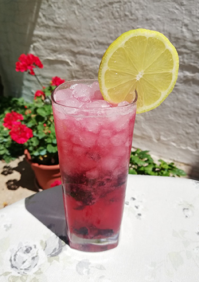 Una foto de Cóctel Blueberry Hills