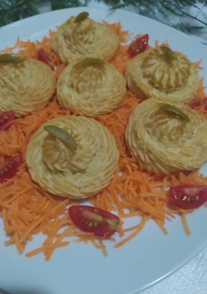 Una foto de Papas Duquesa Crocantes Por Fuera y Cremosas Por Dentro Fácil Rápidas Económicas
