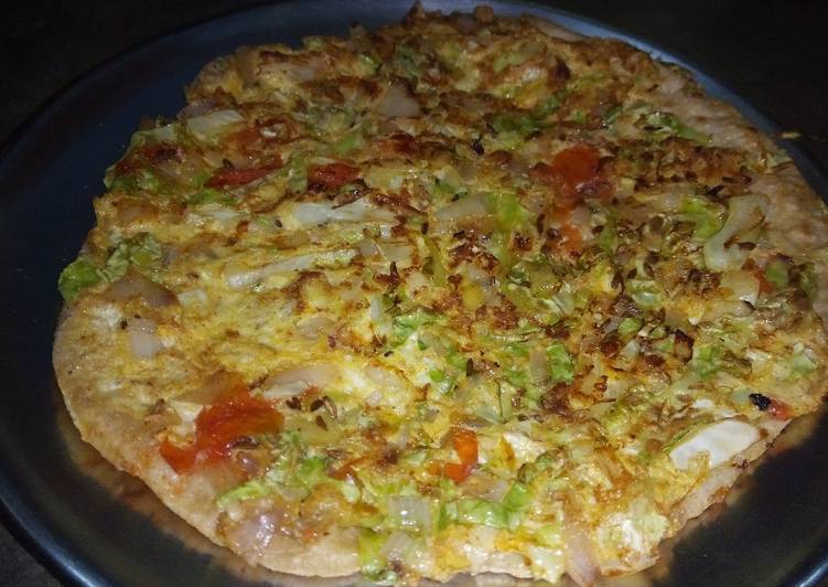 Easiest Way to Make Perfect Roti egg paratha with veggies