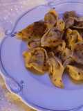 Tortellini senza uova con ripieno di lenticchie vegan