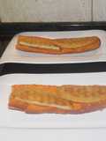 Panini de pollo empanado