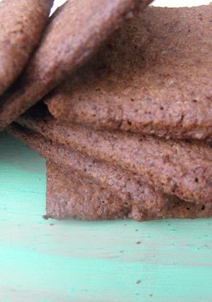 Una foto de Galletas crocantes de chocolate