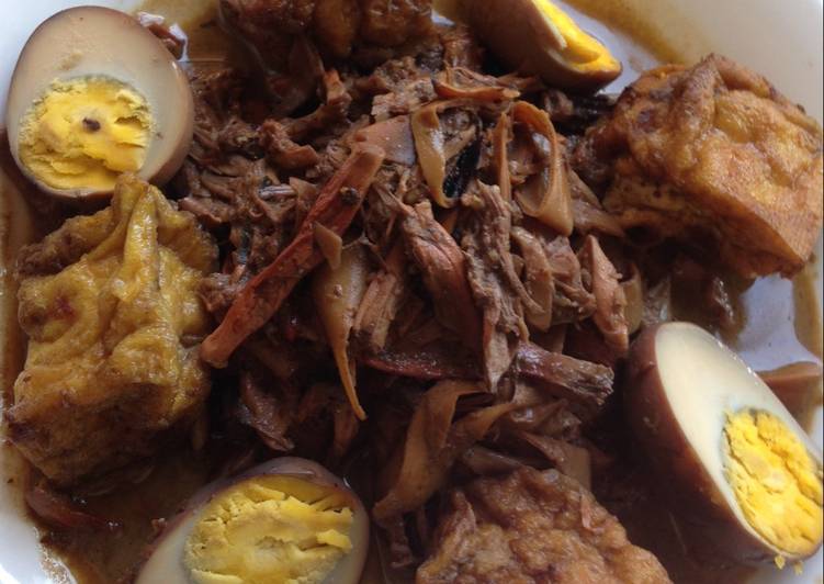Gudeg jantung pisang