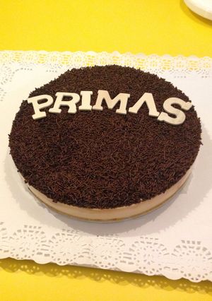 Una foto de Pastel de turrón