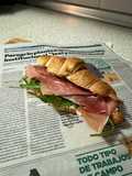 Croissant rellenos de jamón