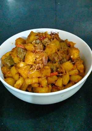Foto resep Balado Kentang Hati Sapi