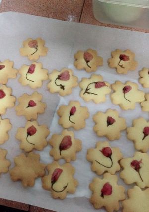Hình của món Sakura cookies.