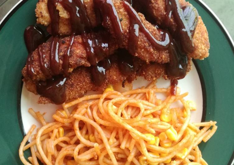 Fajitas De Pollo Con Bbq Receta De Cyndy Lopez Cookpad