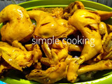 Ayam ungkep bumbu kuning (no ribet)