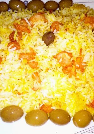 عکسی از دستور میگو پلو 🍤💪