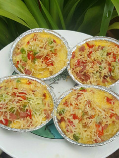 Foto resep Cup kentang dan omelet