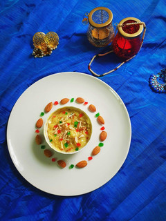 A picture of Oats phirni.