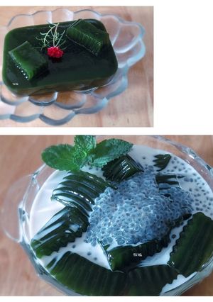 Hình của món Thạch SƯƠNG SÂM.