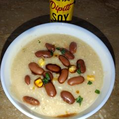 A picture of Red bean cream soup.