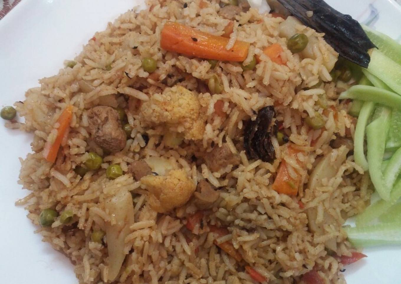 Brown rice pulao