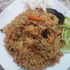 A picture of Brown rice pulao.