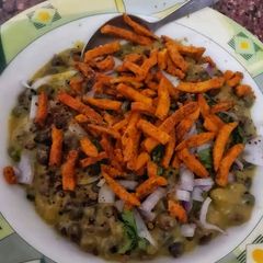A picture of Indian curry choley.