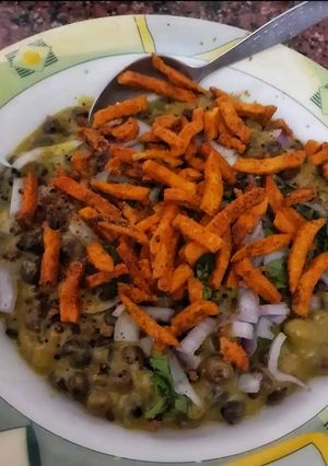 A picture of Indian curry choley.